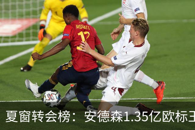 夏窗转会榜：安德森1.35亿欧标王 5000万欧+交易已11笔